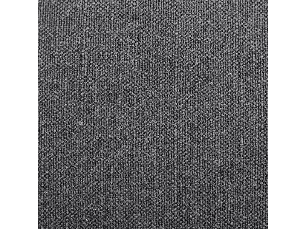 Habitat - Canapé 2 places déhoussable en coton et lin garni de plumes - Gris ardoise - Ostuni