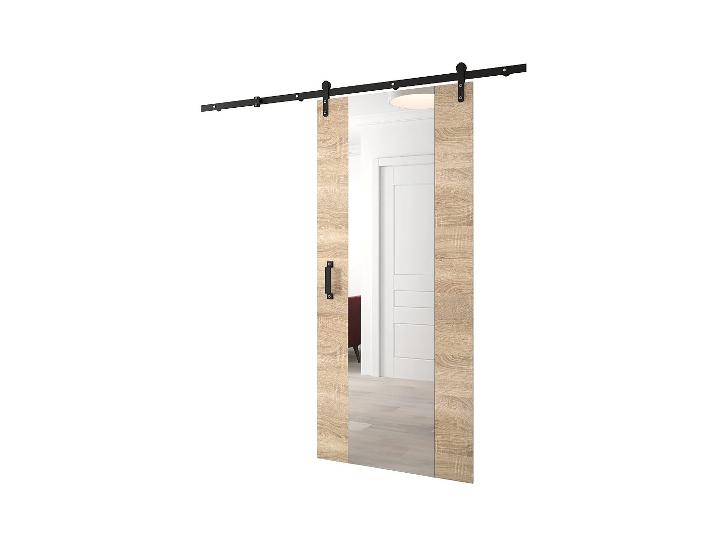 Schiebetür Loftiko II 90x204 (Sonoma Eiche)