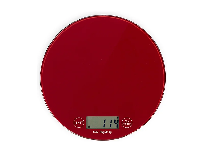 Livoo Balance de cuisine électronique 5kg rouge chilli - DOM494R