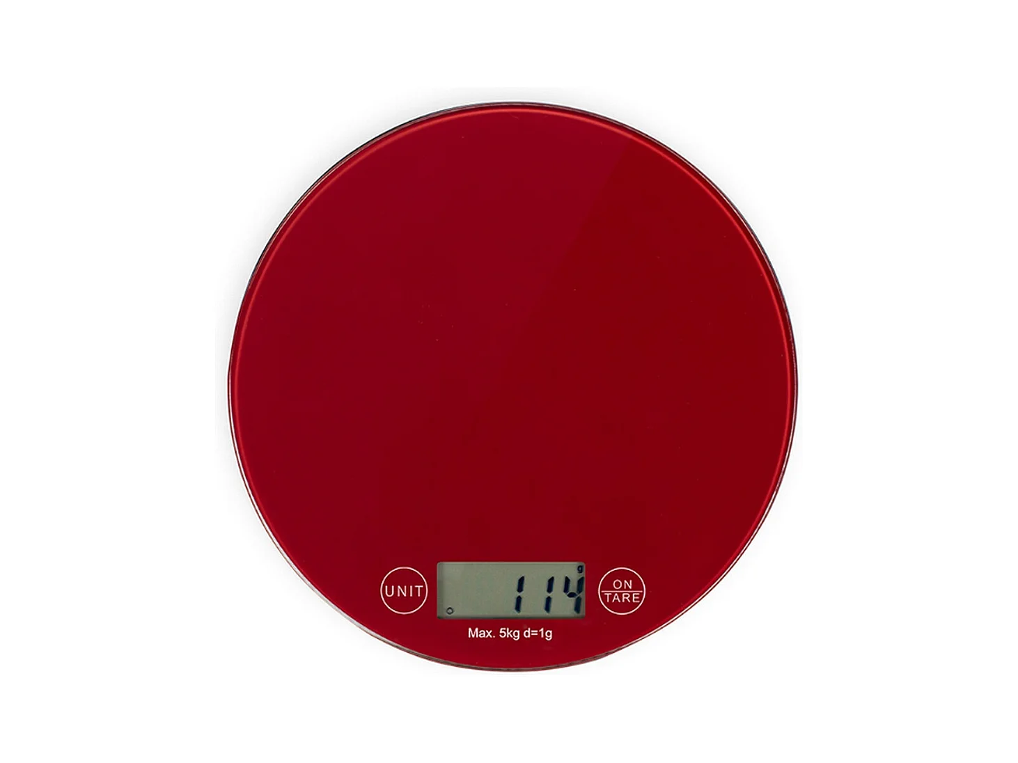 Livoo Balance de cuisine électronique 5kg rouge chilli - DOM494R