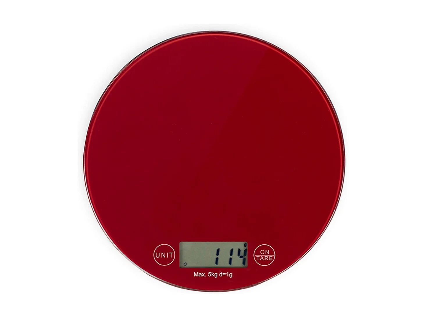 Livoo Balance de cuisine électronique 5kg rouge chilli - DOM494R