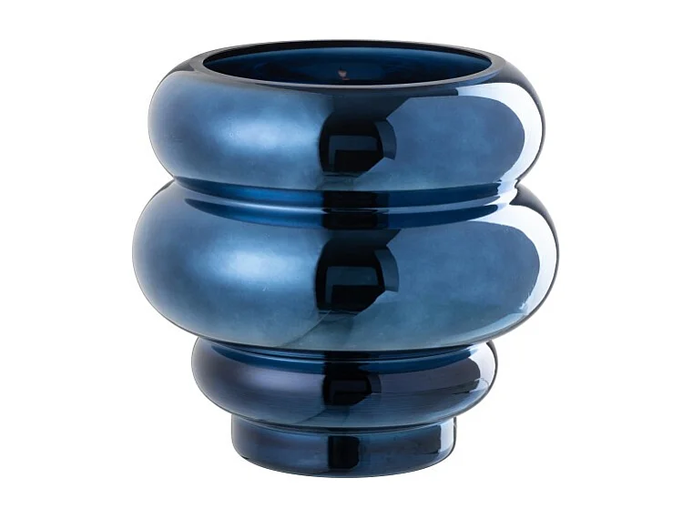 Jarrón o candelabro de cristal Belu 20x20x20 cm