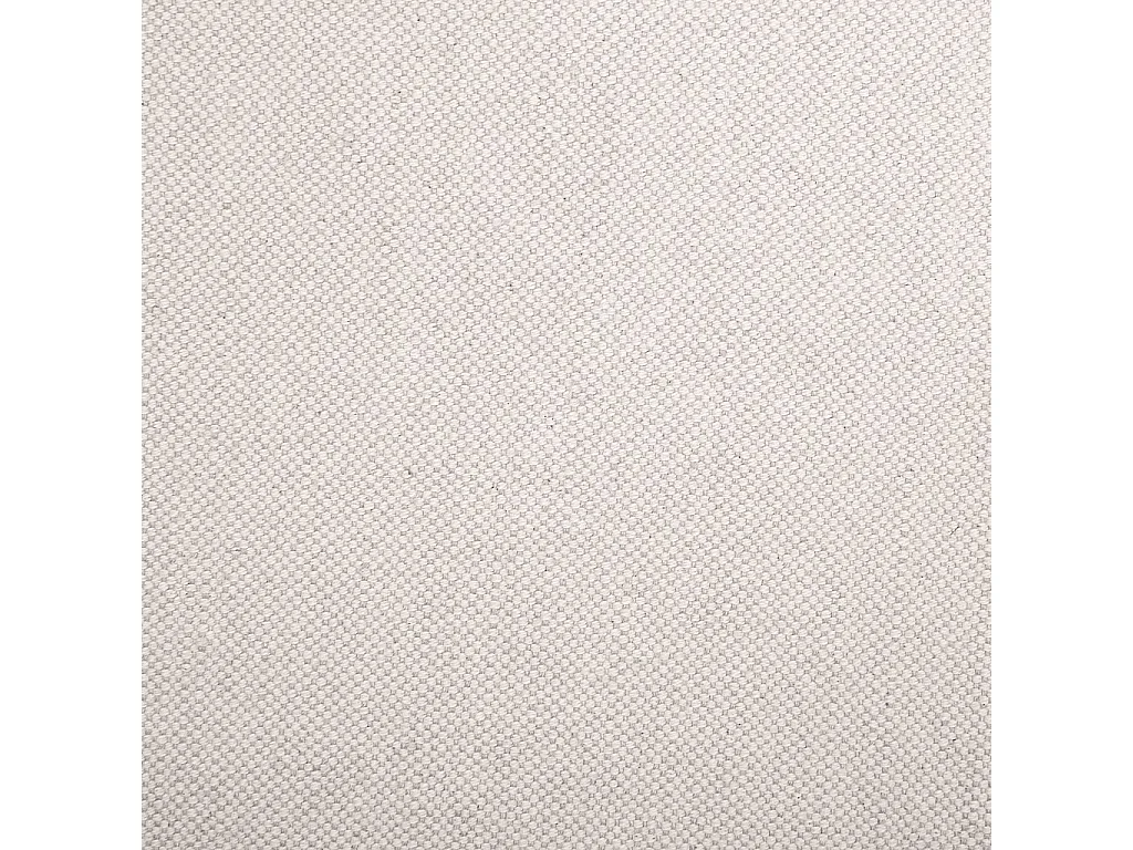 Habitat - Fauteuil déhoussable en coton et lin - Sable blanc - Andria