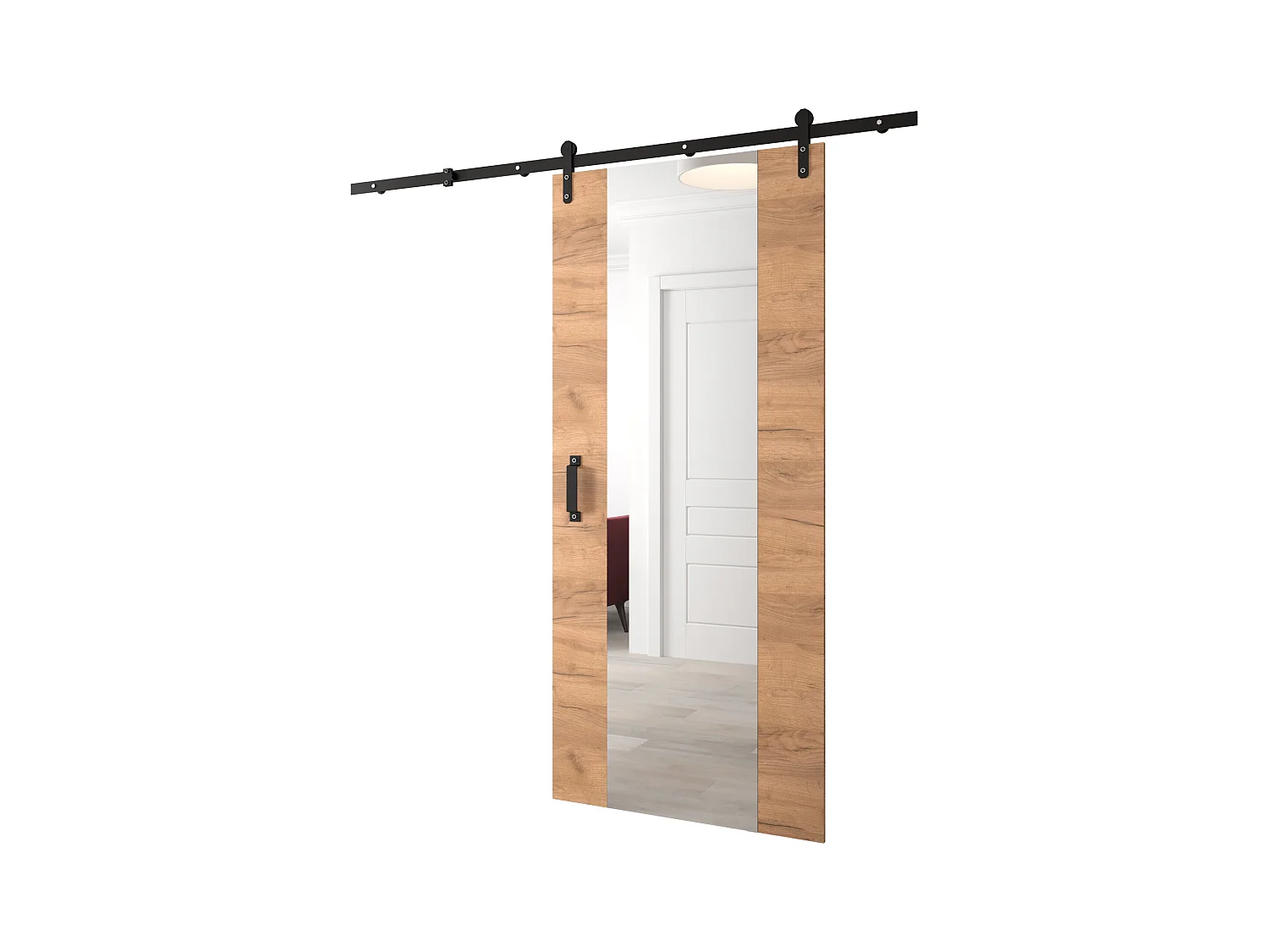 Schiebetür Loftiko II 90x204 (Kraft Eiche)