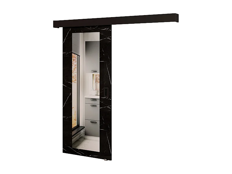 Portes coulissantes Beni II 90x204 (Marbre noir)