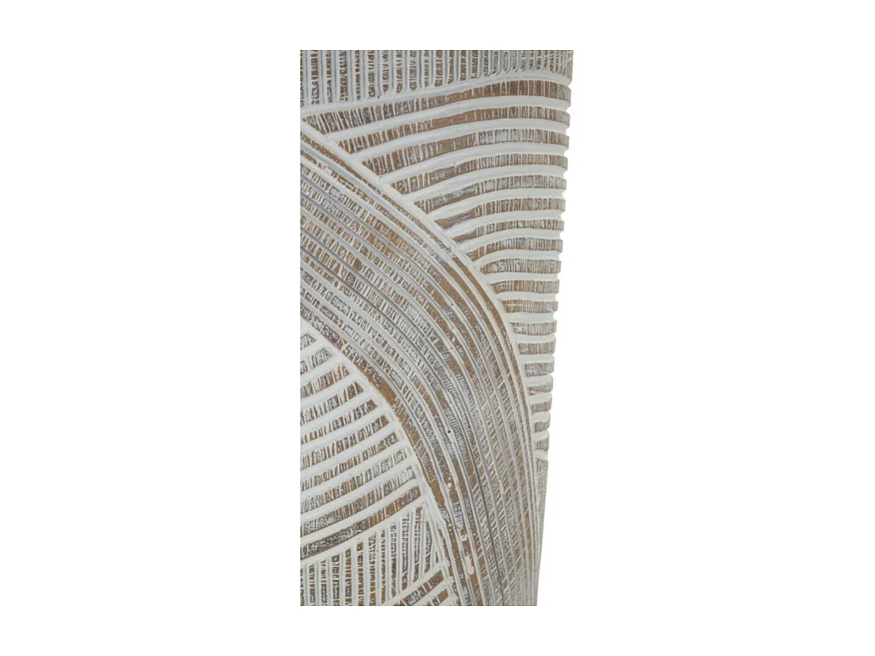 Jarrón de resina blanco 19x55 cm