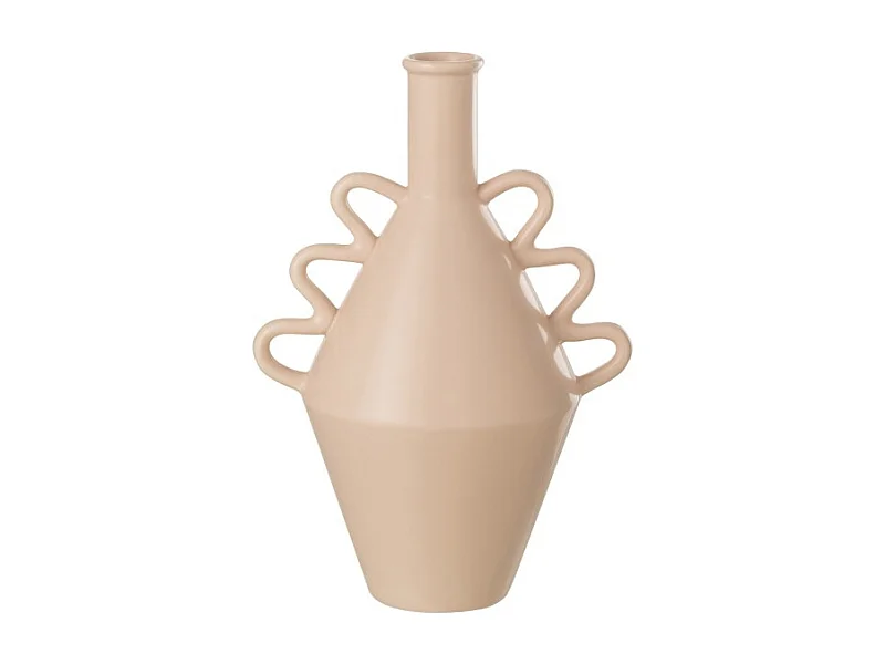 Jarrón de cerámica rosa 22x16x32 cm