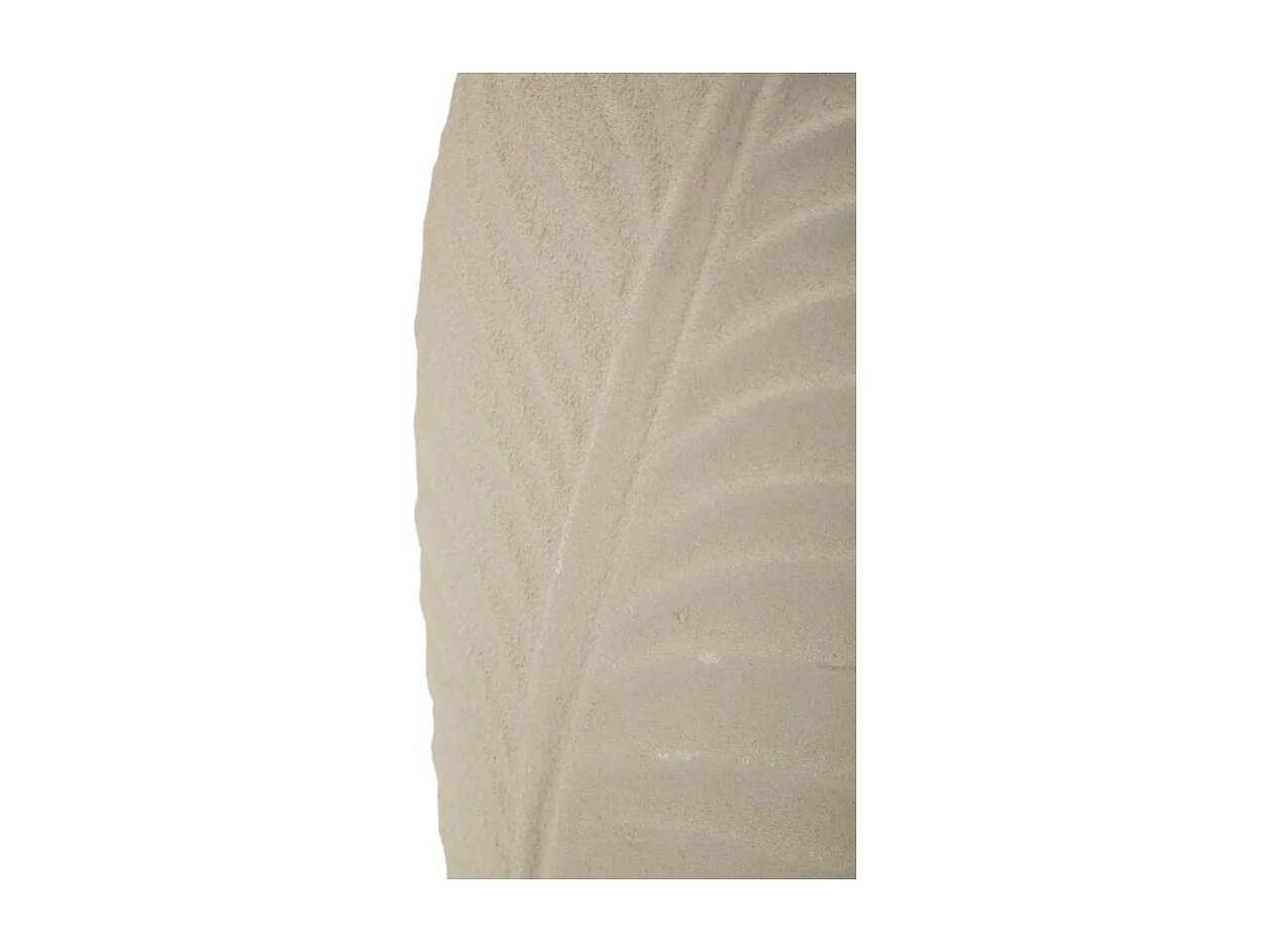 Jarrón en métal beige 18x9.5x29.5 cm