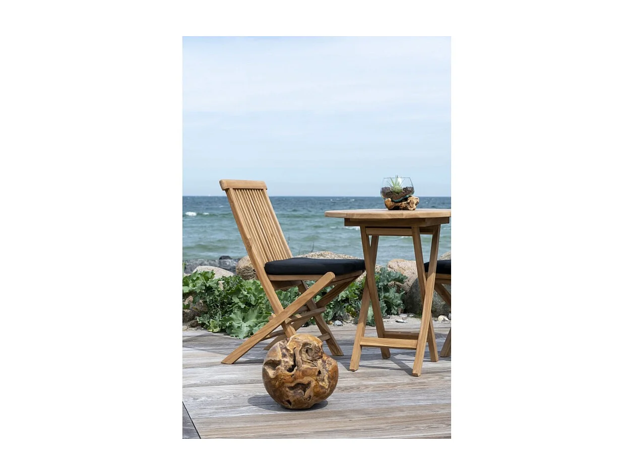 Jarrón sobre rama de madera en vidrio transparente 15x15x15 cm