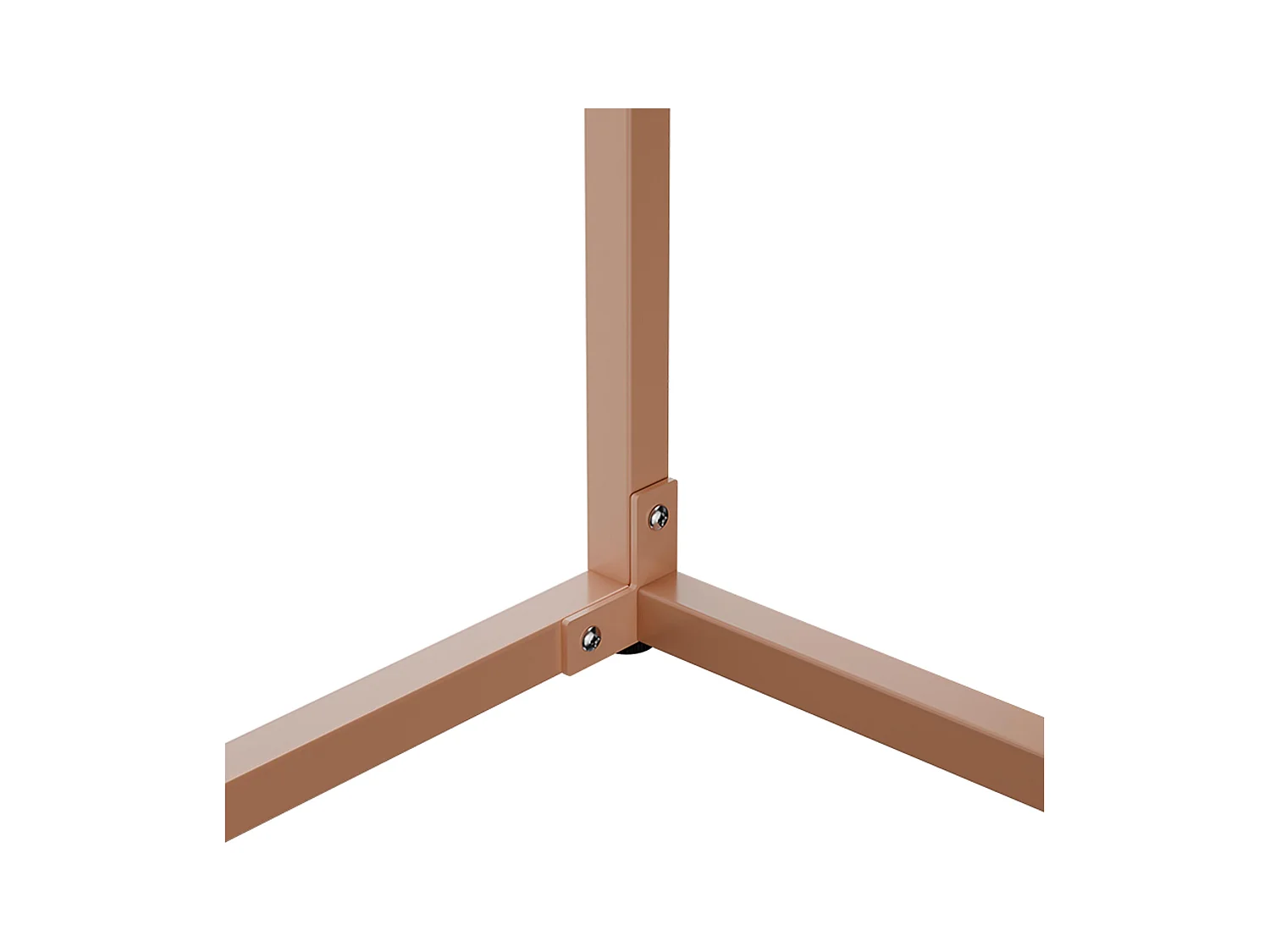 Table basse carrée moderne L90 cm marron