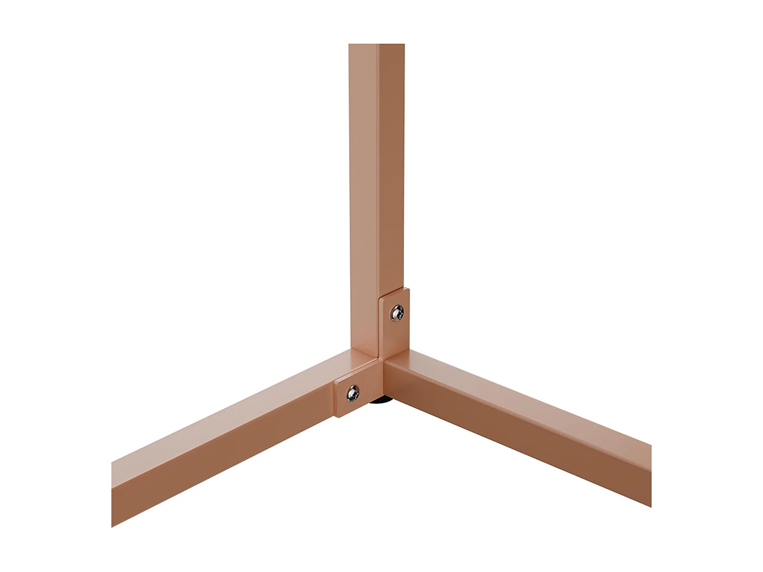 Table basse carrée moderne L90 cm marron