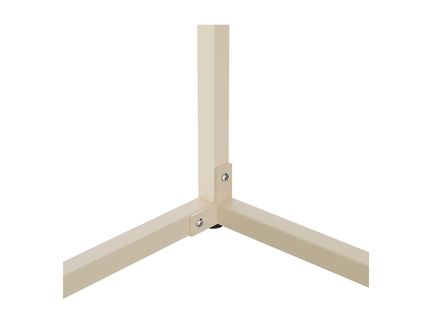 Table basse carrée moderne L90 cm écru