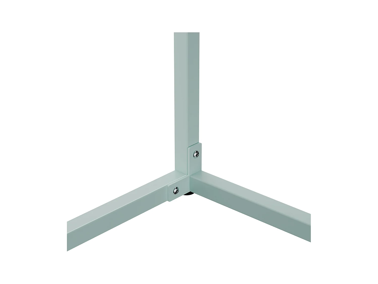 Table basse carrée moderne L90 cm vert sauge