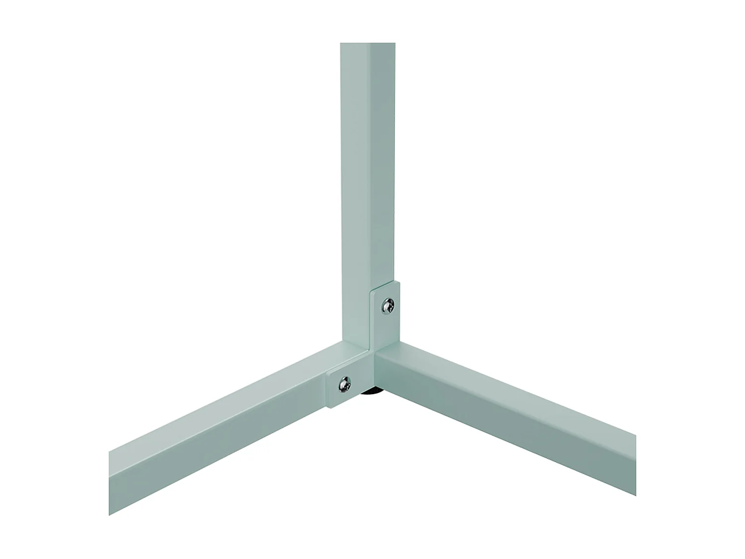 Table basse carrée moderne L90 cm vert sauge