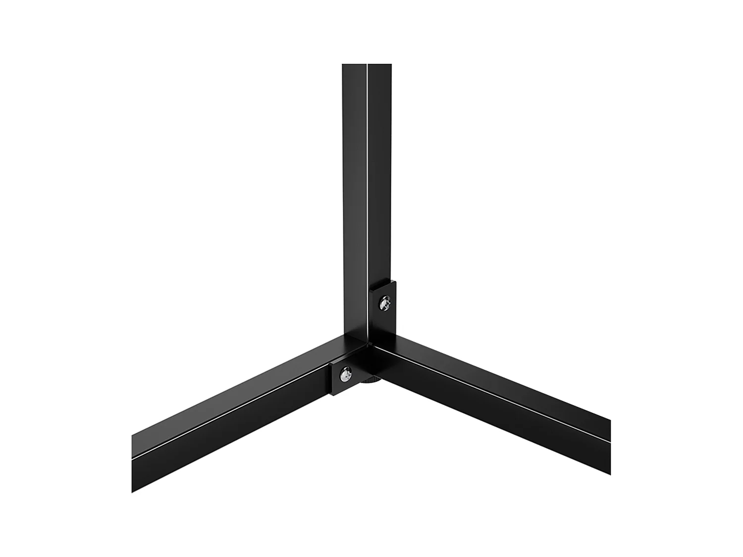 Table basse carrée moderne L90 cm noir