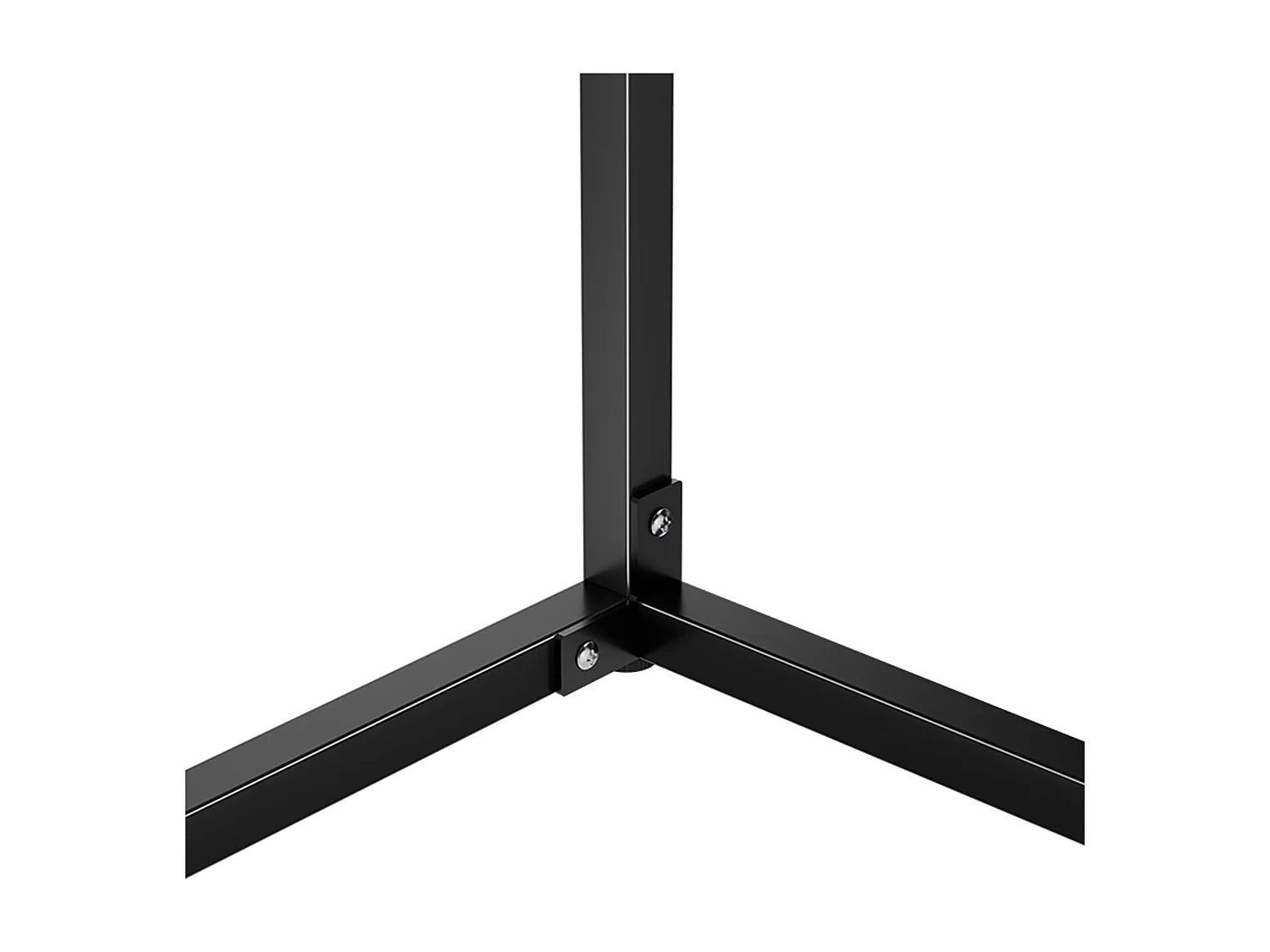 Table basse carrée moderne L90 cm noir