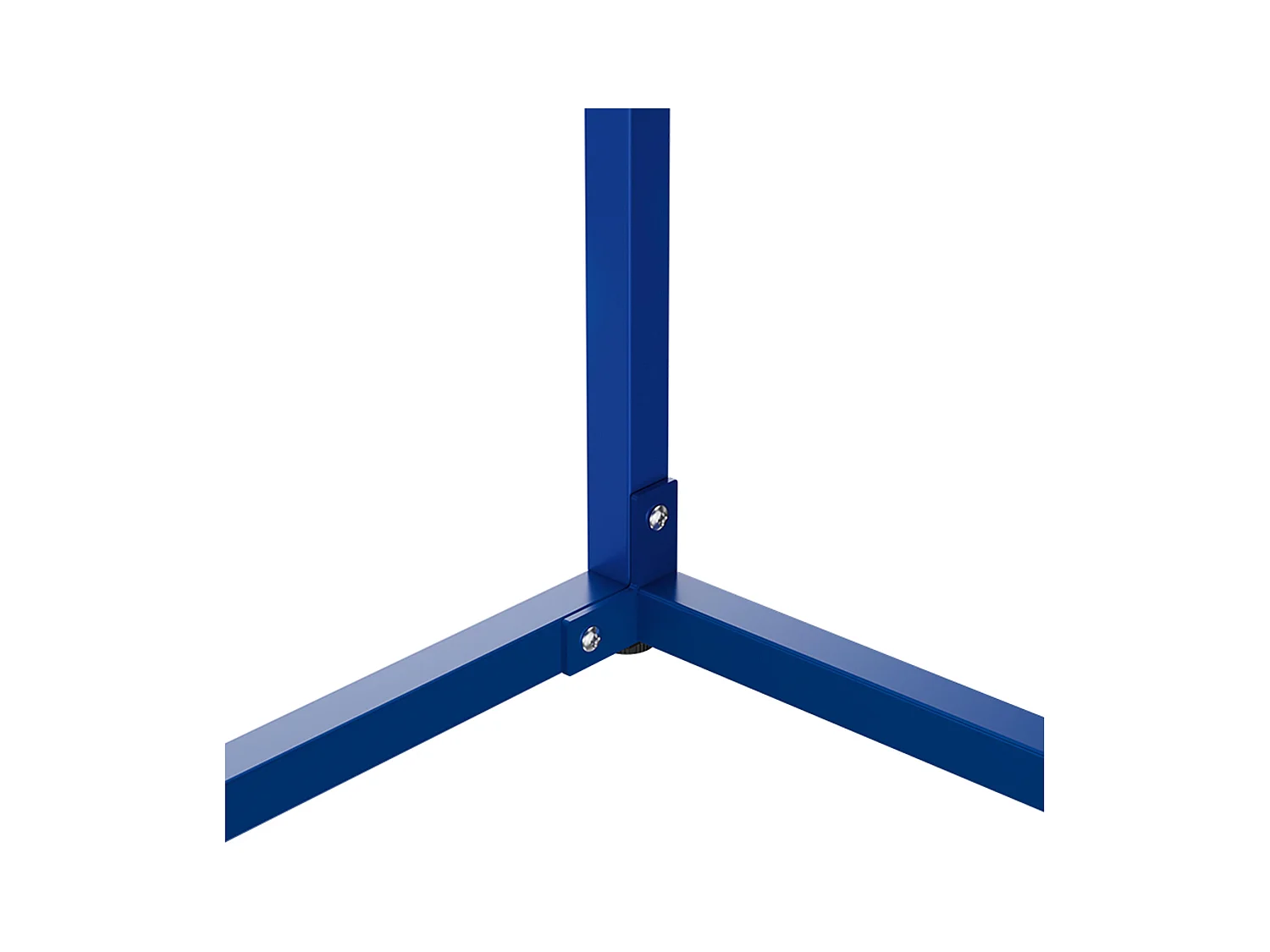 Table basse carrée moderne L90 cm bleu foncé