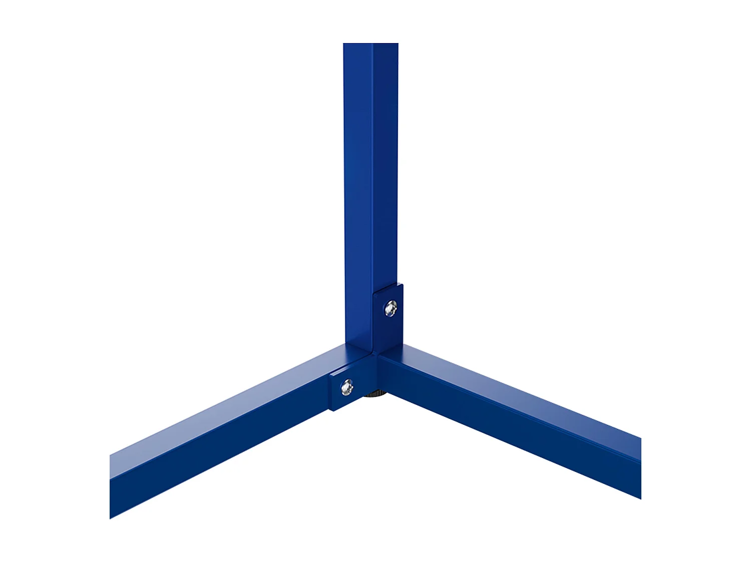 Table basse carrée moderne L90 cm bleu foncé