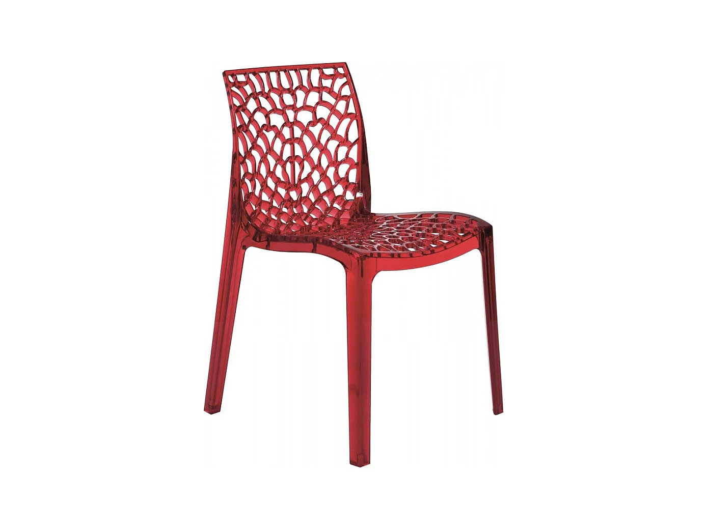 SET 2 SEDIE DESIGN Cucina Bar in Policarbonato Impilabili