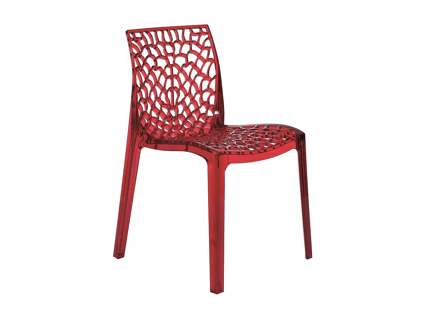 SET 2 SEDIE DESIGN Cucina Bar in Policarbonato Impilabili