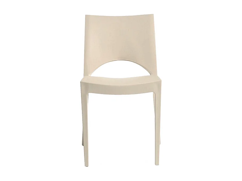 SET 2 SEDIE per Cucina Casa Bar Polipropilene Impilabile