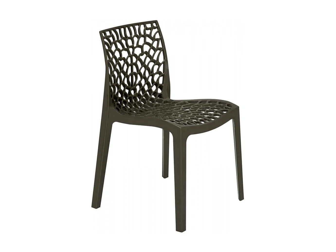 SET 2 SEDIE DESIGN Cucina Bar in Polipropilene Impilabili