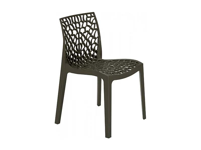 SET 2 SEDIE DESIGN Cucina Bar in Polipropilene Impilabili