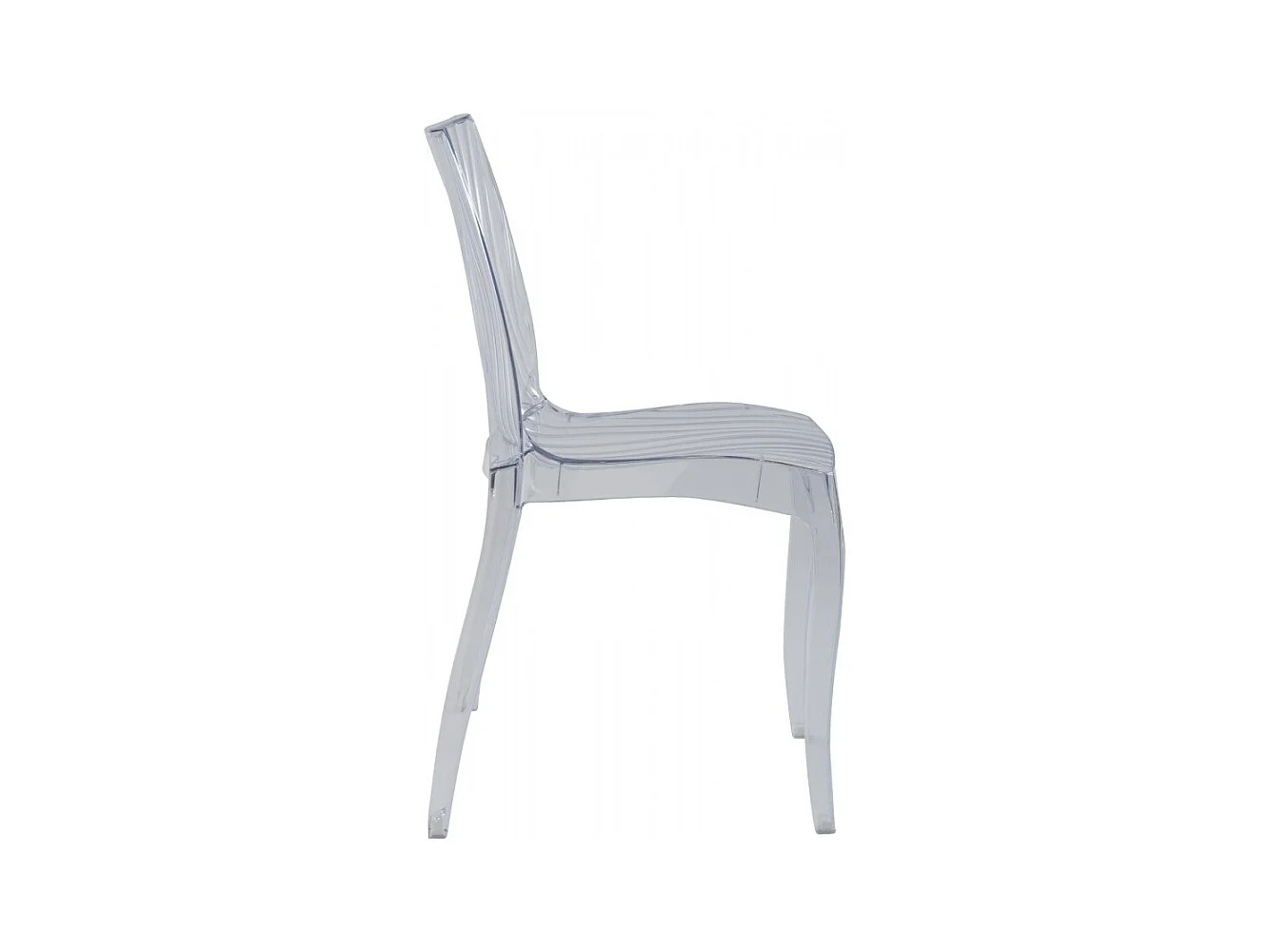 SET 2 SEDIE cucina bar policarbonato trasparente impilabile