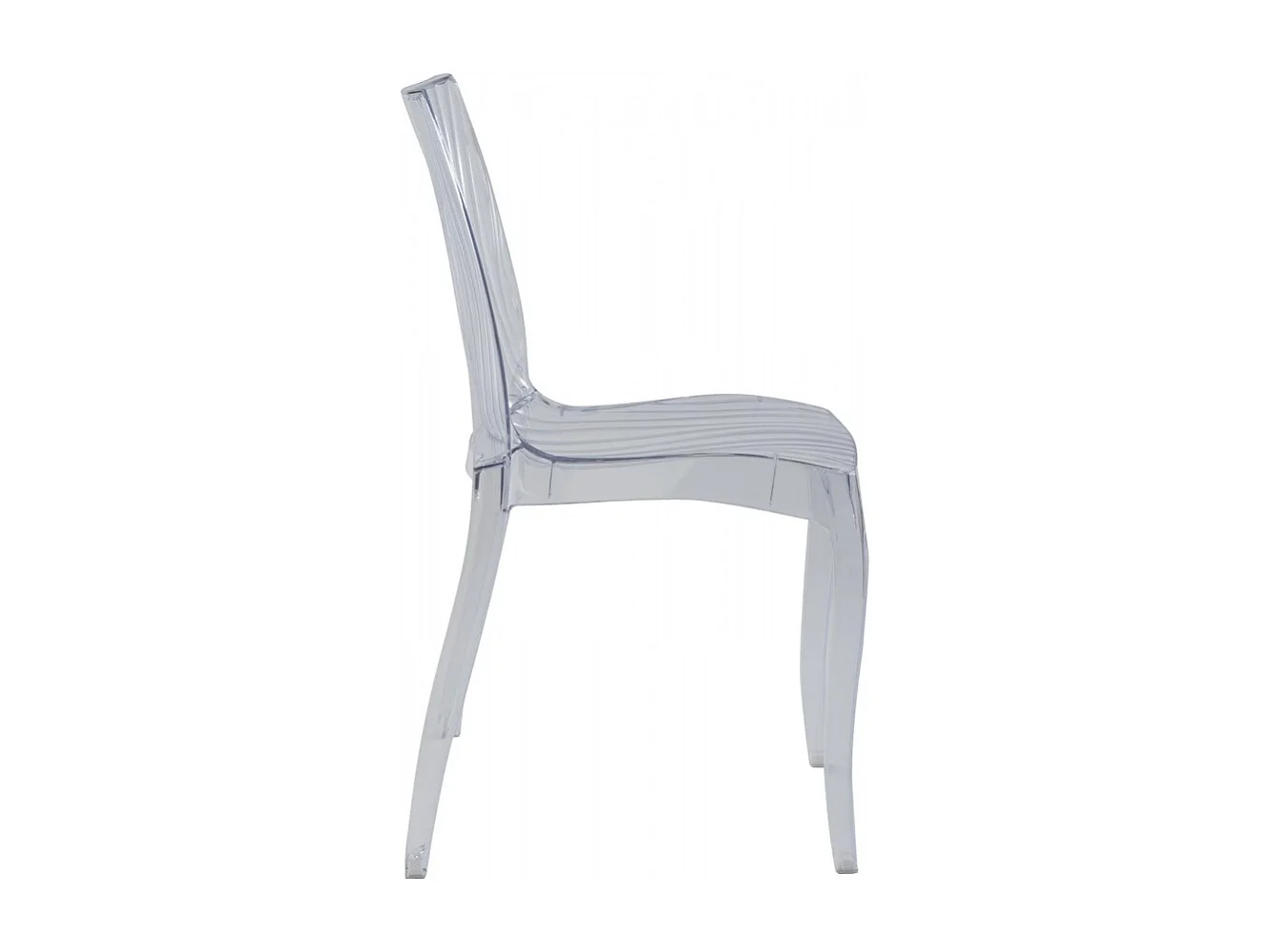 SET 2 SEDIE cucina bar policarbonato trasparente impilabile