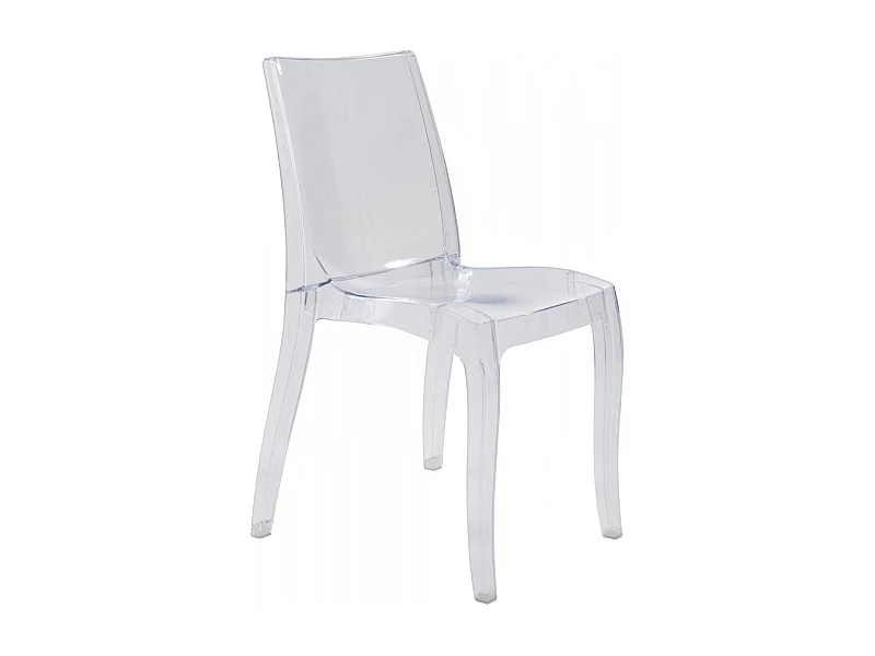SET 2 SEDIE cucina e bar trasparenti policarbonato impilabile Design