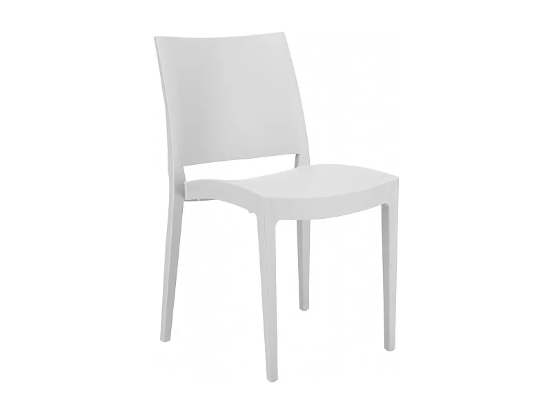 SET 2 SEDIE polyrattan bar ristorante impilabile