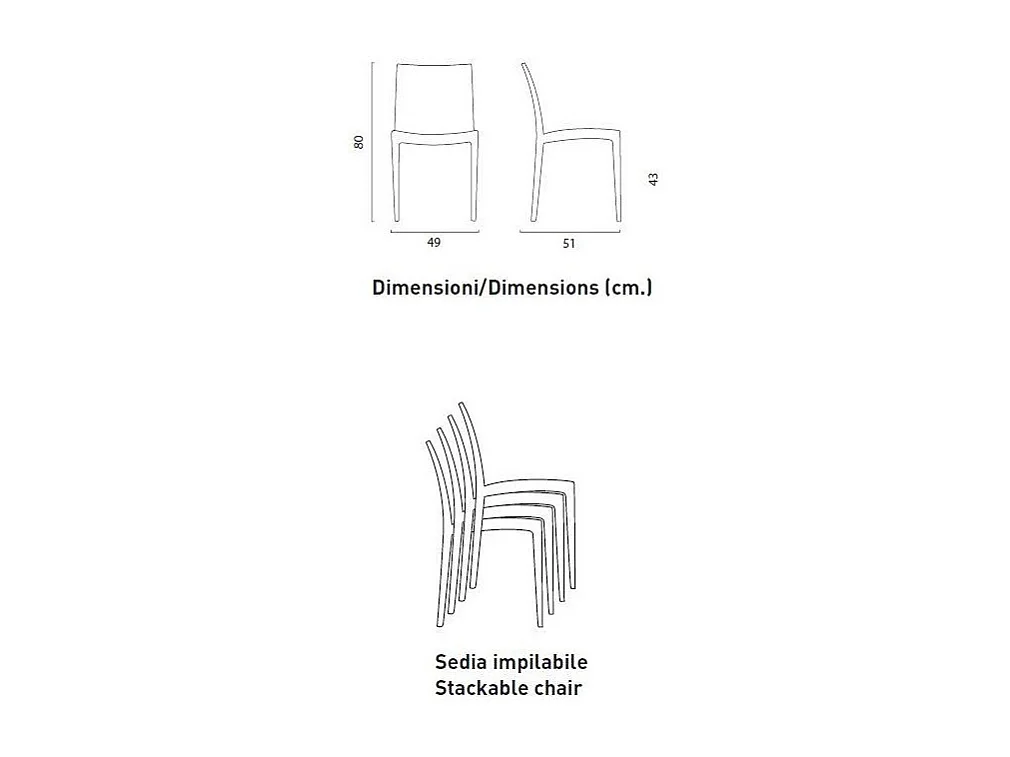 SET 2 SEDIE VENICE (greenpol)