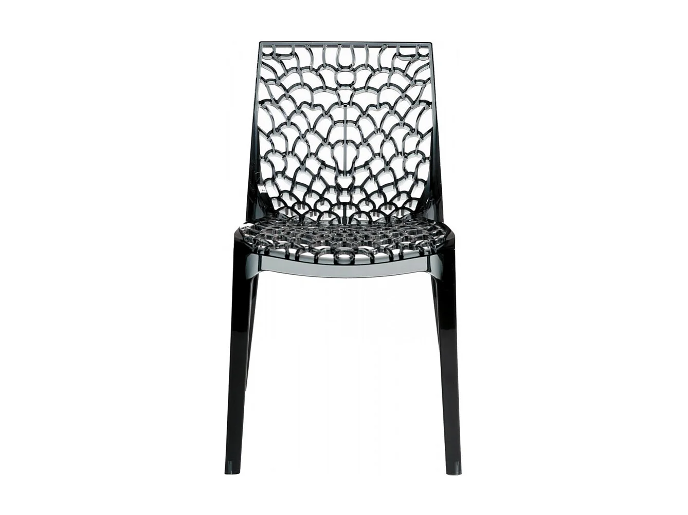 SET 2 SEDIE DESIGN Cucina Bar in Policarbonato Impilabili