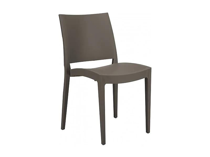 SET 2 SEDIE polyrattan bar ristorante impilabile