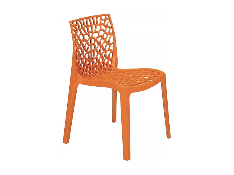 SET 2 SEDIE DESIGN Cucina Bar in Polipropilene Impilabili