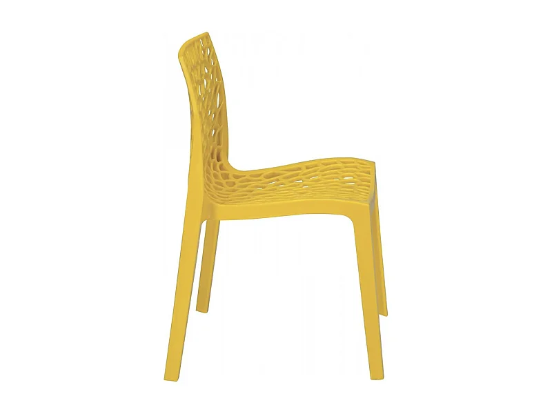 SET 2 SEDIE DESIGN Cucina Bar in Polipropilene Impilabili