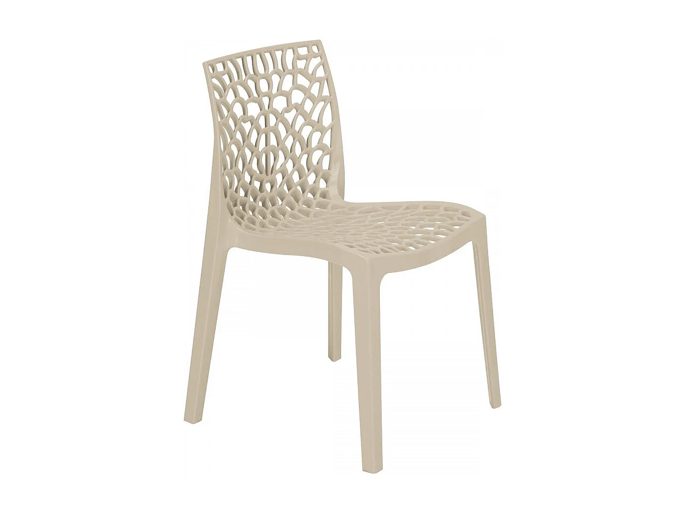 SET 2 SEDIE DESIGN Cucina Bar in Polipropilene Impilabili