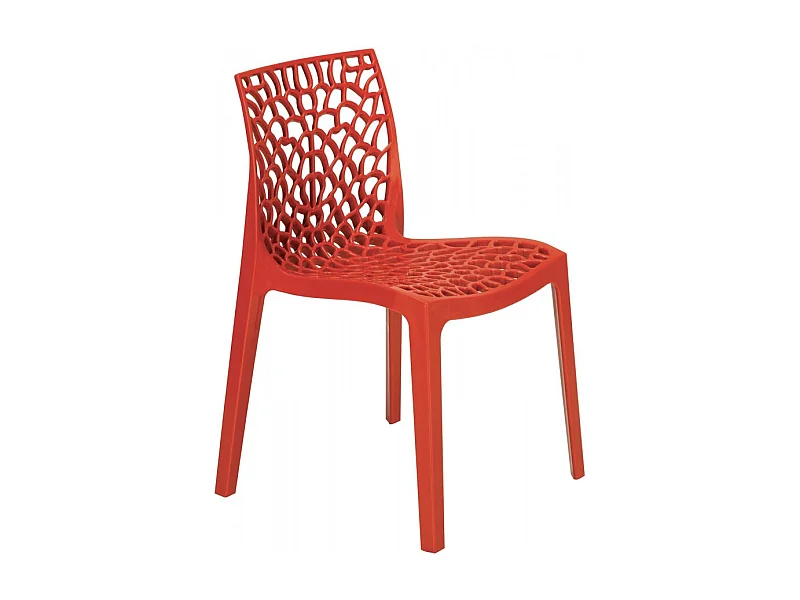 SET 2 SEDIE DESIGN Cucina Bar in Polipropilene Impilabili