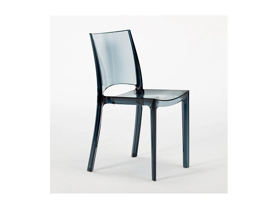 SET 2 SEDIE trasparenti per cucina bar e ristorante impilabili