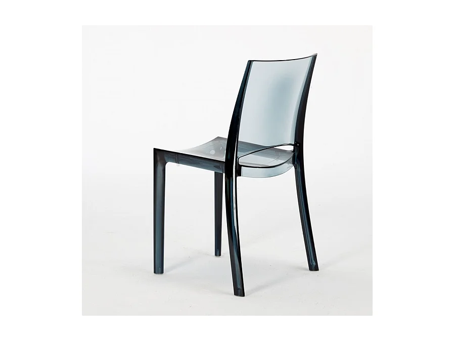 SET 2 SEDIE trasparenti per cucina bar e ristorante impilabili