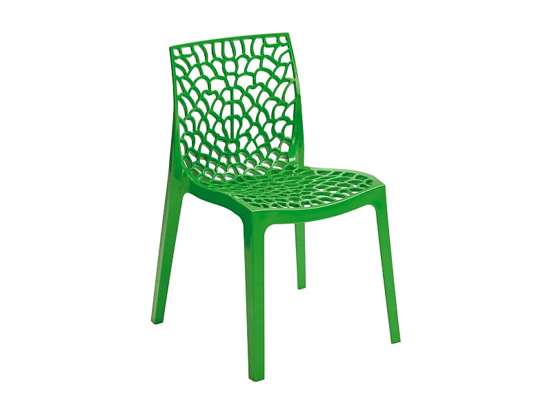 SET 2 SEDIE DESIGN Cucina Bar in Polipropilene Impilabili