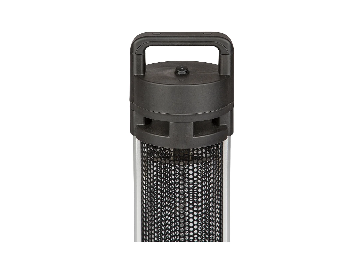 Mini chauffe-terrasse infrarouge IRIS 700W, portée 6 m², alu/inox