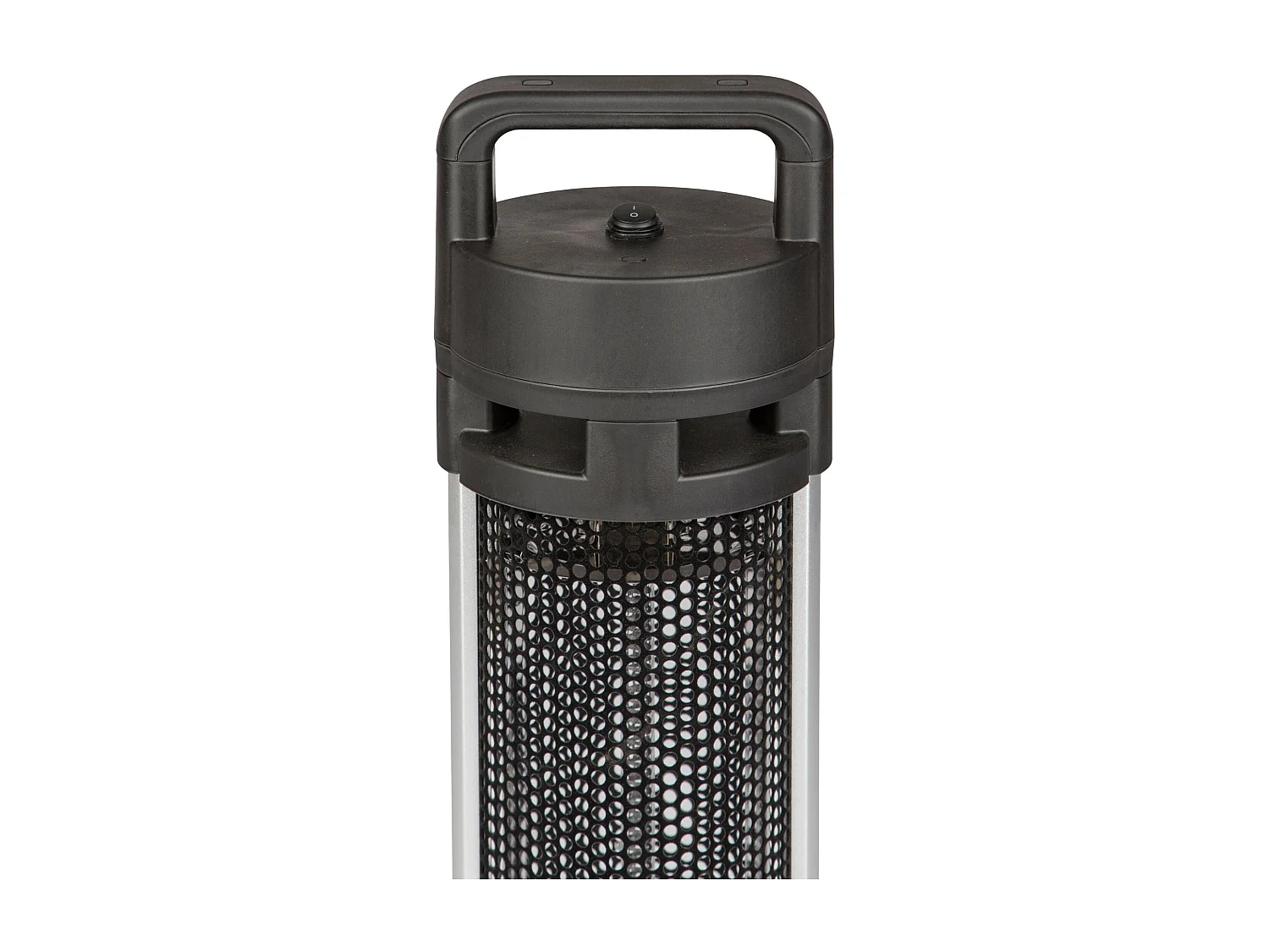 Mini chauffe-terrasse infrarouge IRIS 700W, portée 6 m², alu/inox