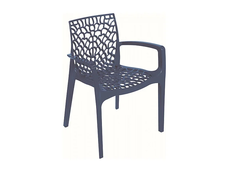 SET 2 POLTRONE DESIGN polipropilene giardino bar