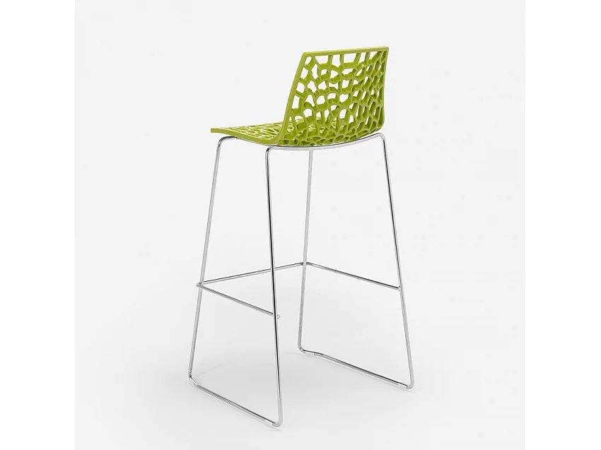 Taburete de Cocina Grand Soleil 74cm Design Spider Slitta - Verde Anís