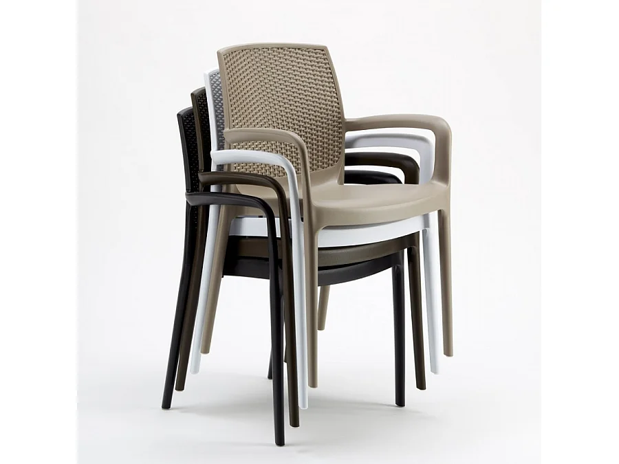 18 Silla de comedor con reposabrazos BOHÈME ARM Hostelería Grand Soleil