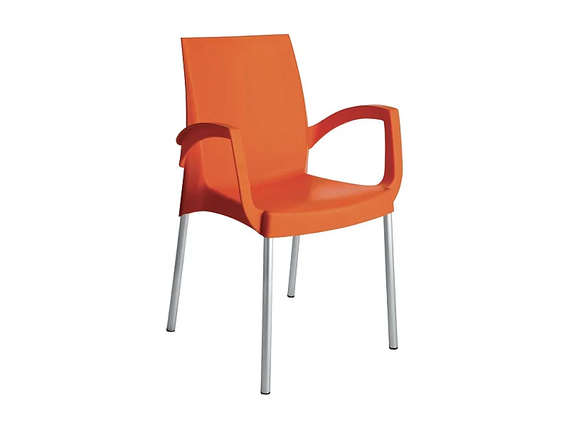 SET 2 POLTRONE Impilabili  Con Gambe In Alluminio