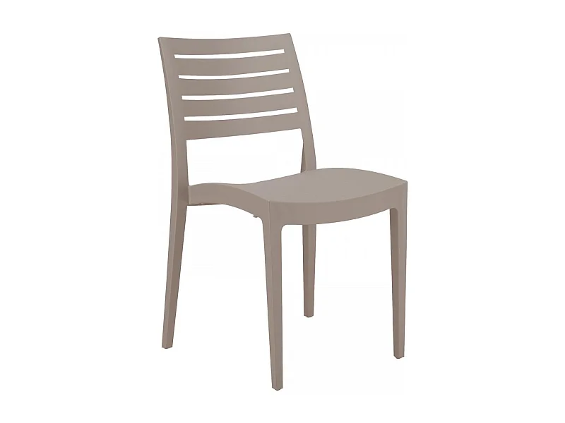 SET 2 SEDIE impilabili in polipropilene per giardino e bar