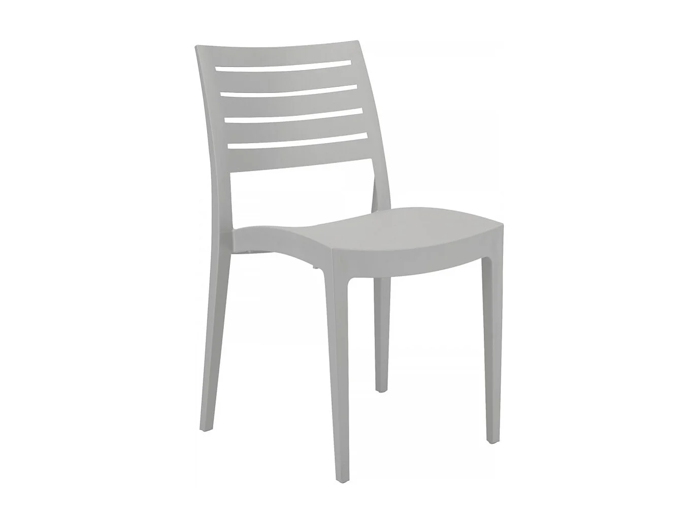 SET 2 SEDIE impilabili in polipropilene per giardino e bar