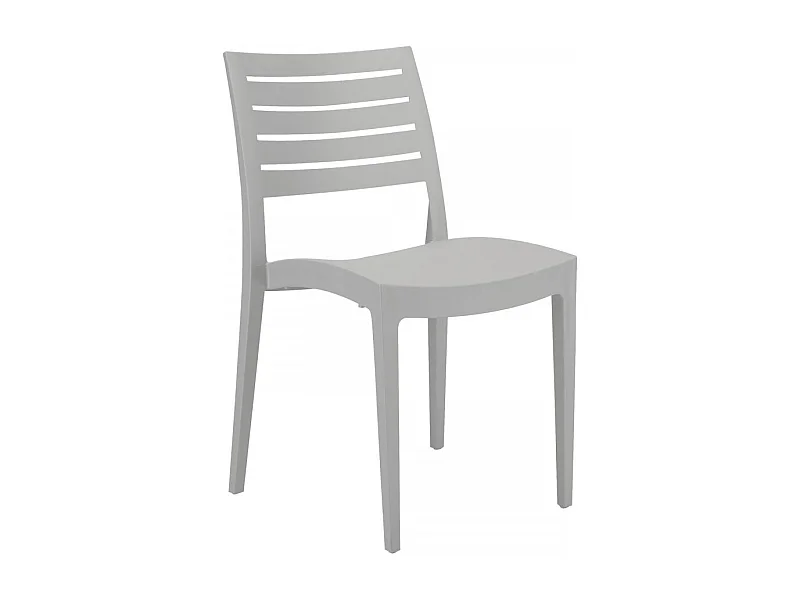 SET 2 SEDIE impilabili in polipropilene per giardino e bar
